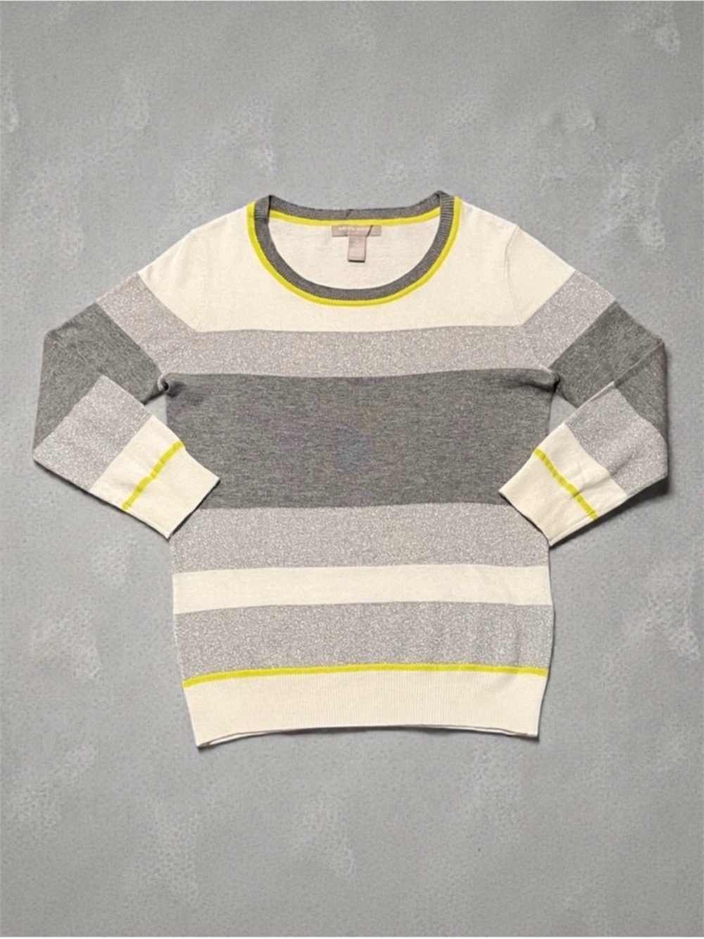 Banana Republic Angora Blend Striped Sweater Size Small